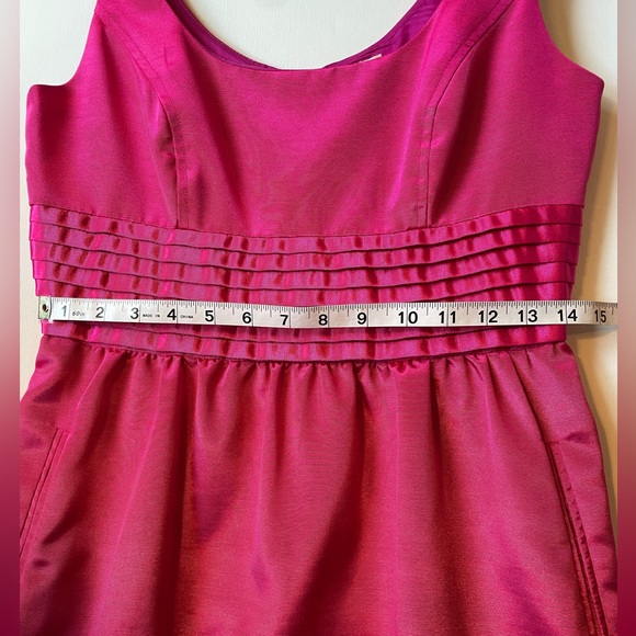 Shoshanna Fushia Mini Sleeveless Dress 4 - Picture 12 of 15